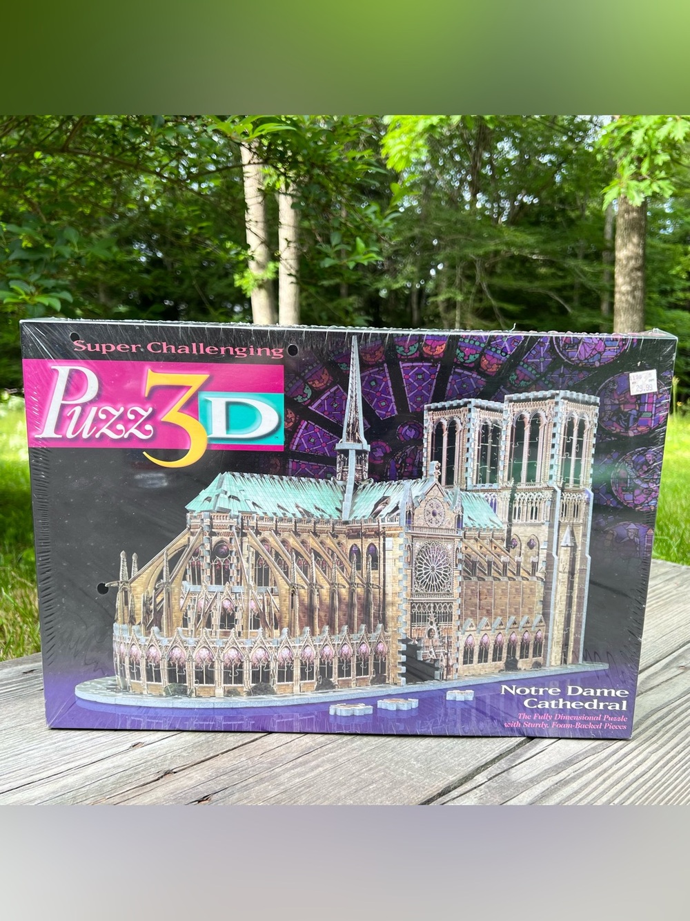 New Puzzle 3D NOTRE DAME CATHEDRAL 952 pcs Milton Bradley 1996 Sealed Box